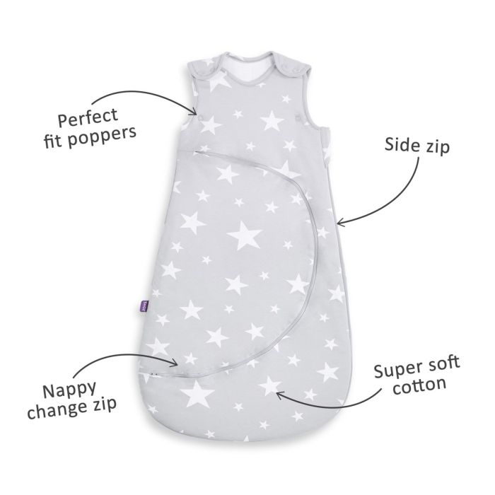 SnuzPouch 2.5t 0-6m White Star
