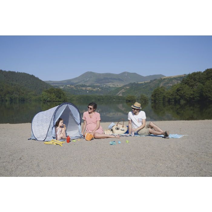 Pop-Up UV Tent - Blue Waves