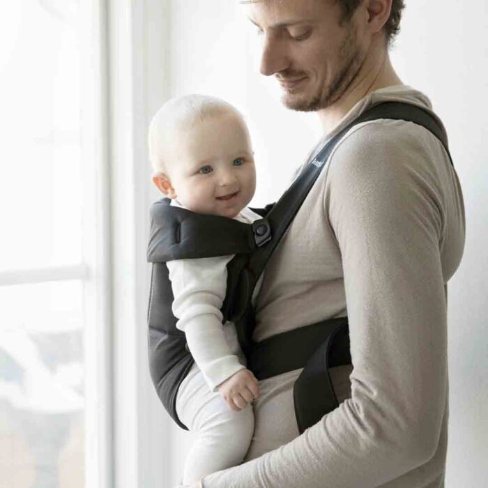 BabyBjörn Mini Woven Carrier - Black
