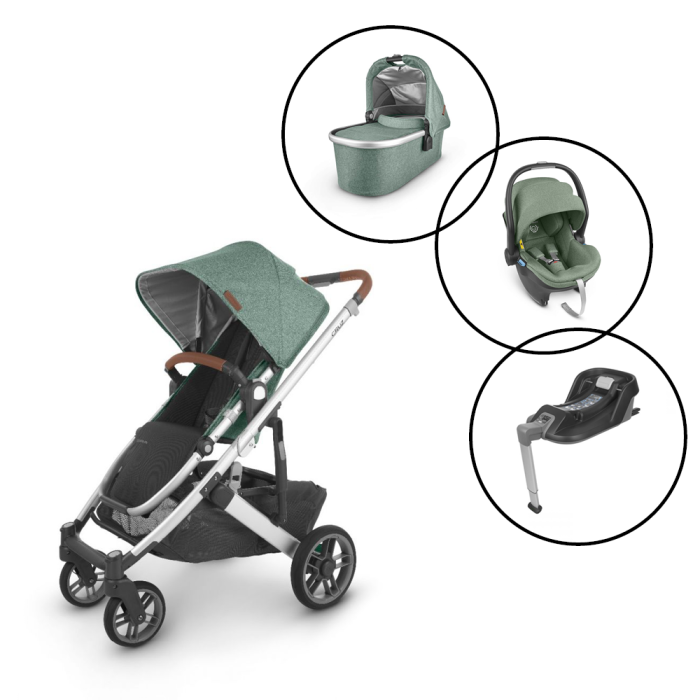 Uppababy Cruz V2 Travel System with Mesa Car Seat Base