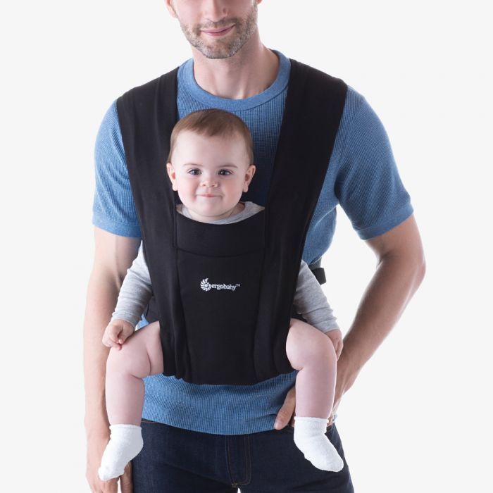 Embrace Newborn Carrier Soft Knit - Pure Black