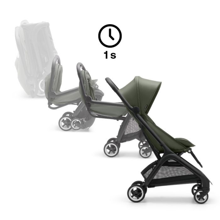Bugaboo Butterfly Stroller with FREE Transport Bag - Black Forest