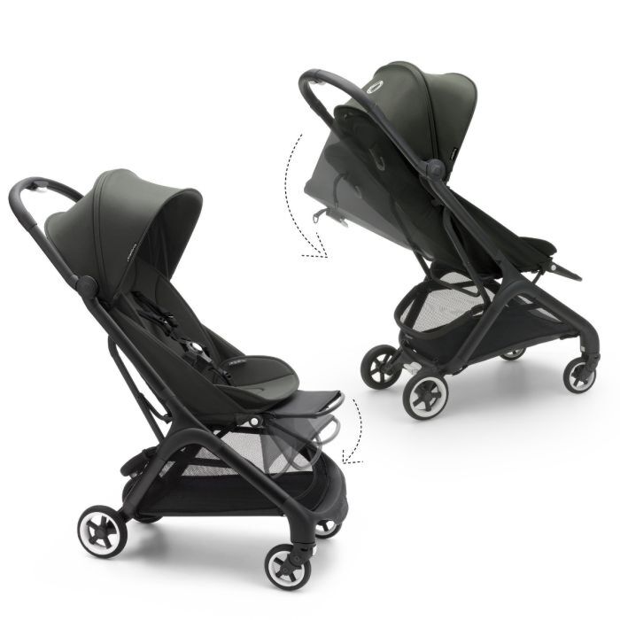 Bugaboo Butterfly Stroller with FREE Transport Bag - Black Forest