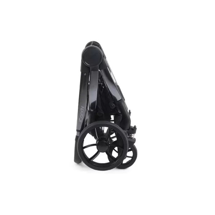 Peach7 Complete Bundle Travel System with Cocoon Car Seat & Base - Black Edition