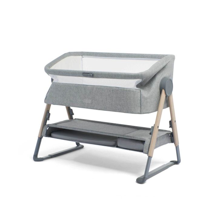 Lua Bedside Crib Bundle with Mattress Protector & Fitted Sheets