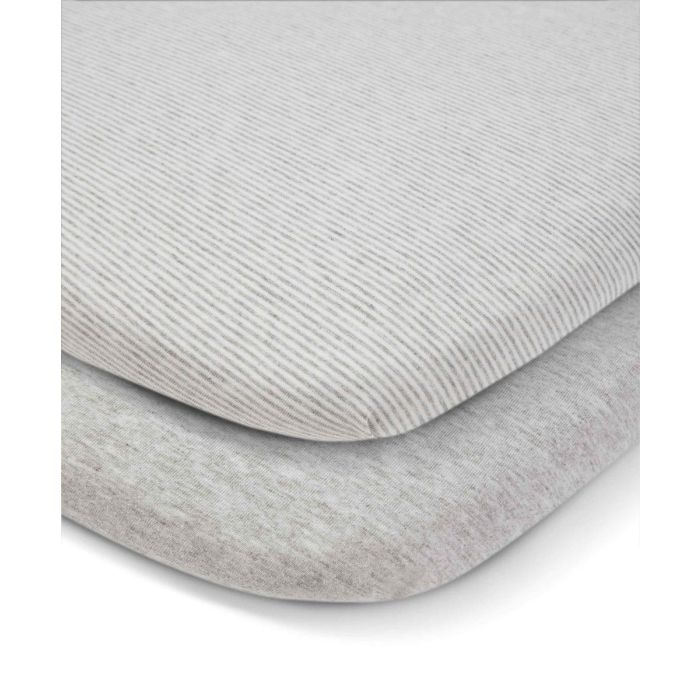 Lua Bedside Crib Bundle with Mattress Protector & Fitted Sheets