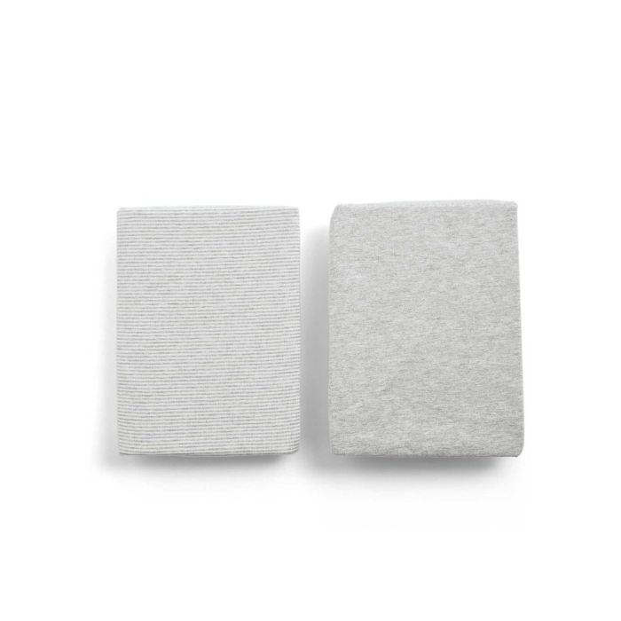 Lua Bedside Crib Bundle with Mattress Protector & Fitted Sheets