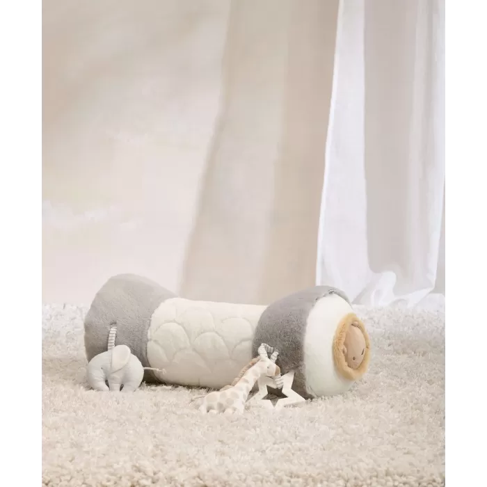 Tummy Time Roll  Welcome To The World  Elephant - Grey