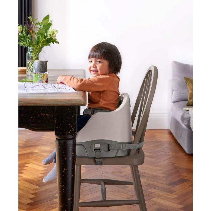 Mamas & Papas Bug 3-in-1 Floor & Booster Seat with Activity Tray - Pebble