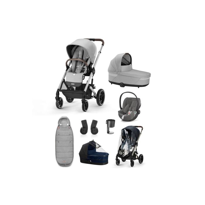 Cybex Balios S Lux Lava Grey - Silver Frame Complete