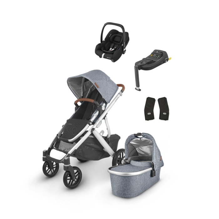 Uppababy cruz 2024 stroller and carseat