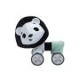 Tiny Rolling Toy - George - Black & White 