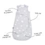 SnuzPouch 2.5t 0-6m White Star