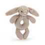 Jellycat Bashful Bunny Ring Rattle Pink