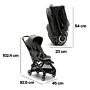 Bugaboo Butterfly Stroller with FREE Transport Bag - Black Forest
