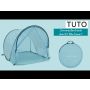 Pop-Up UV Tent - Blue Waves