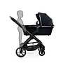 Peach7 Complete Bundle Travel System with Cocoon Car Seat & Base - Black Edition