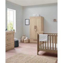 light oak cot bed