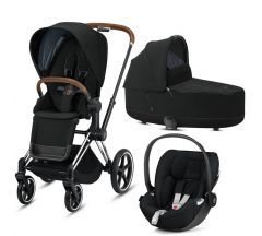 Cybex Priam Stroller Bundle With Carrycot Lux and Cloud Z car seat 