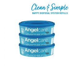 Angelcare Nappy Disposal Refill Cassettes - 3pk