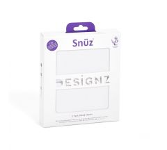 Snuz Crib Fitted Sheets - White