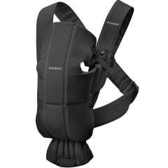 BabyBjorn Mini Baby Carrier Cotton  - Black 