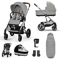 Cybex Balios S Lux 8 Piece Bundle - Stone Grey 