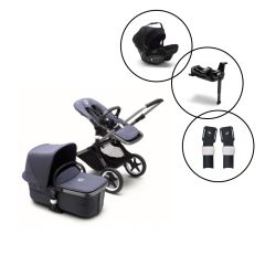 Bugaboo Fox3 Complete Travel System with Bugaboo Turtle Air Car Seat & Base