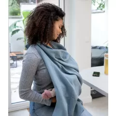Mum n Play Nursing Cover/Cape - Blue