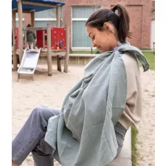 Mum n Play Nursing Cover/Cape - Green