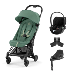 Coya Stroller with Cloud T & Base T - Matt Black Frame