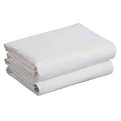 Cuddles Fitted  Cot sheets 2pack- White