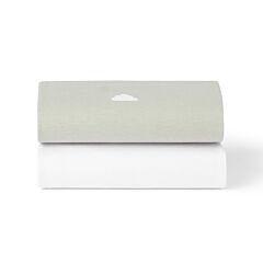 Snuz Moses/Pram 2pk Grey Cloud