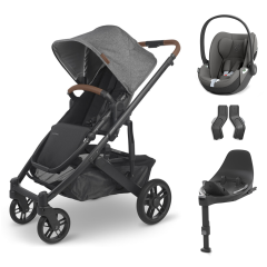 Uppababy Cruz with Cybex Cloud T Car Seat & Base 