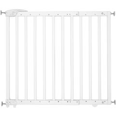 Babymoov Deco Pop Wooden Extending Baby Gate - White