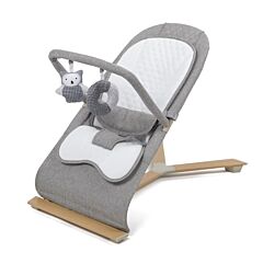 Babylo Gravity Luxe Bouncer - Grey /Natural