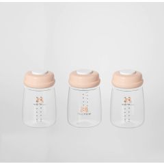 Fraupow Milk Storage Bottles – 3 Pack
