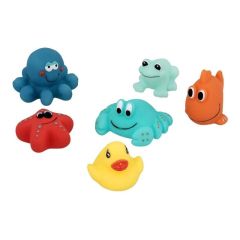 Bath Toys - Animals Asparagus Splitto 6 Pack