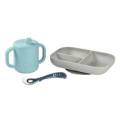 Silicone 3Pack Meal Set - Blue
