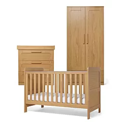 Mamas & Papas Esna 3 Piece Cotbed Range - Rattan