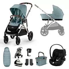 Cybex Gazelle Complete Pushchair Bundle wyth Cloud G & Base
