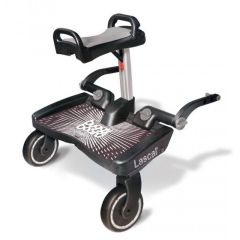 Buggyboard Maxi Plus Saddle - Black & Grey