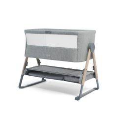 Mamas & Papas Lua bedside Crib - Grey 