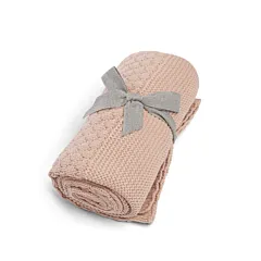 Mamas & Papas Knitted Blanket - Welcome to the World Seedling - Pink