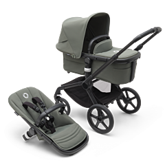 Fox 5, 2-in-1 All Terrain Stroller - Black/Forest Green