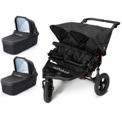 Nipper Double V4 Pushchair with 2x Carrycots 