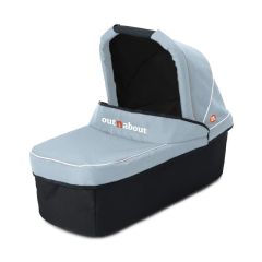 Nipper V5 Double Carrycot - Rocksalt Grey