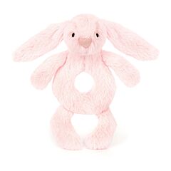 Jellycat Bashful Bunny Ring Rattle Pink