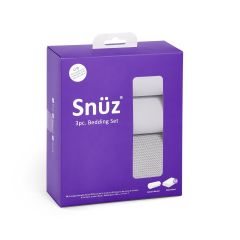 Snuz 3pc Crib Bedding Set – Grey