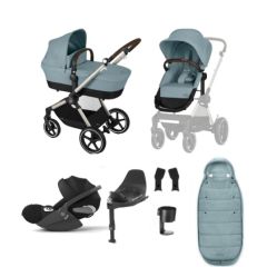 EOS Lux 9 Piece Bundle with Cloud T i-Size Car Seat & Base